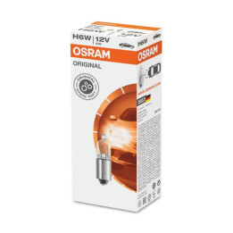 Ampoule OSRAM Original Line H6W 12V 6W - boîte de | Oxmoto