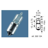 Ampoule OSRAM Original Line H6W 12V 6W - boîte de | Oxmoto