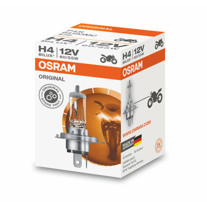 Ampoule OSRAM Original Line H4 12V 60/55W - x1 | Oxmoto