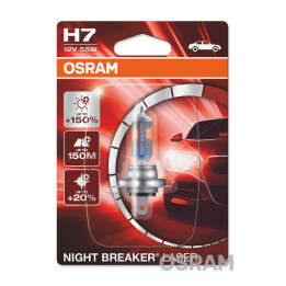 Ampoule OSRAM Night Breaker Laser H7 12V 55W - x1 | Oxmoto