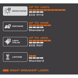 Ampoule OSRAM Night Breaker Laser H3 12V 55W - x1 | Oxmoto