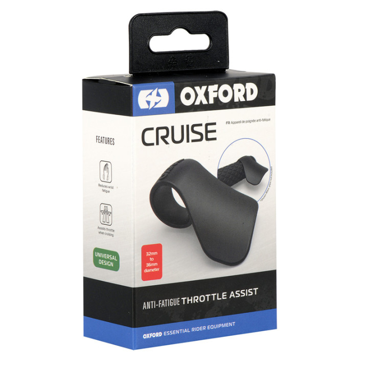 Poignée papillon Oxford Cruise Throttle Assist - 32mm - 36mm
