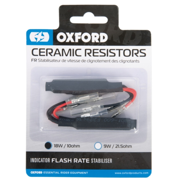 Résistances céramique Oxford 18 Watt 8,50 Ohm | Oxmoto