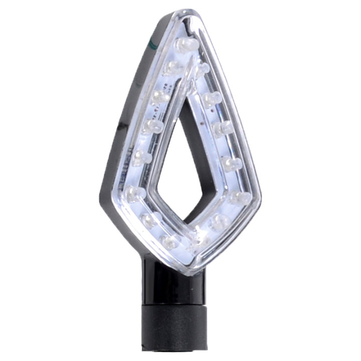 Clignotants Oxford LED Signal 3 noir mat | Oxmoto