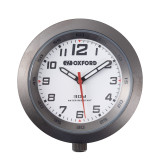 Horloge analogue Oxford cadre titane/fond blanc | Oxmoto