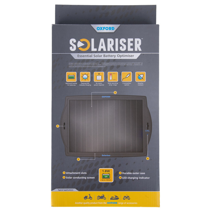 Chargeur solaire Oxford | Oxmoto