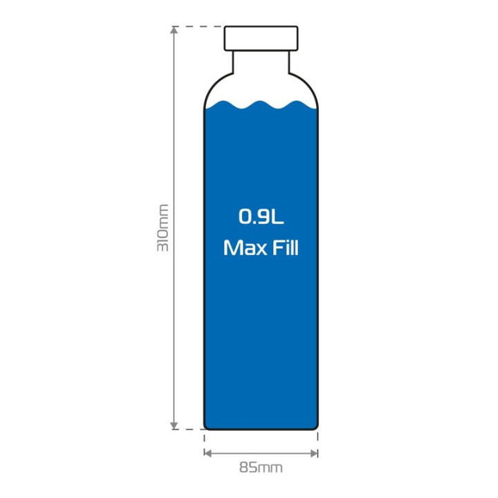 Bouteille isotherme Oxford Aqua - 1L | Oxmoto