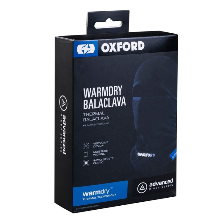Oxford Advanced Warmdry Balaclava Schwarz | Oxmoto