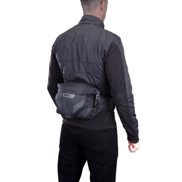 Oxford Atlas W-3 Sac Banane Avancé Noir | Oxmoto