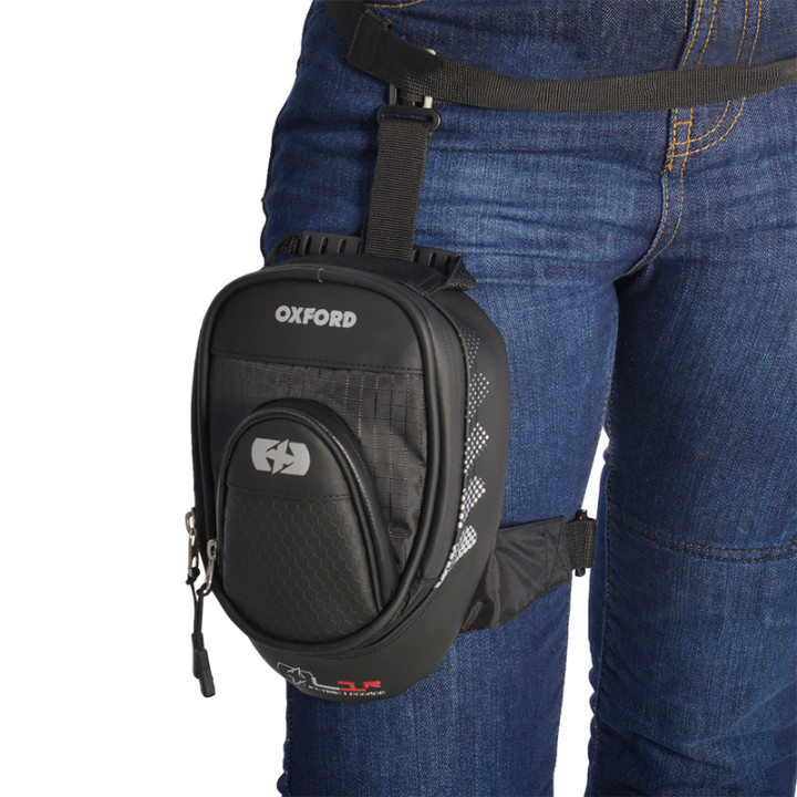Sacoche jambe Oxford L1R noir | Oxmoto