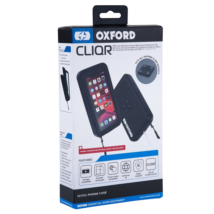 Coque universelle pour smartphone Oxford CLIQR | Oxmoto
