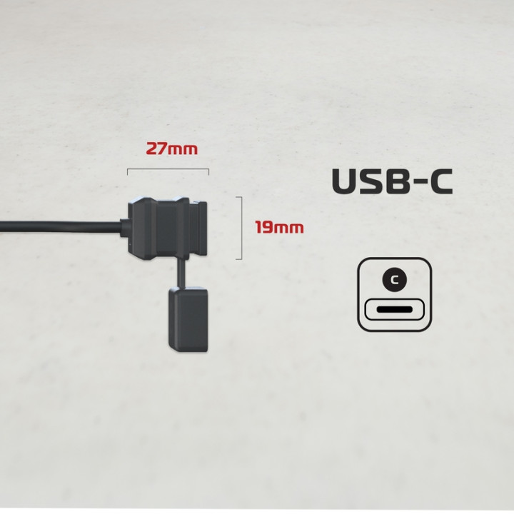 Chargeur Oxford USB Type C 3.0 AMP | Oxmoto