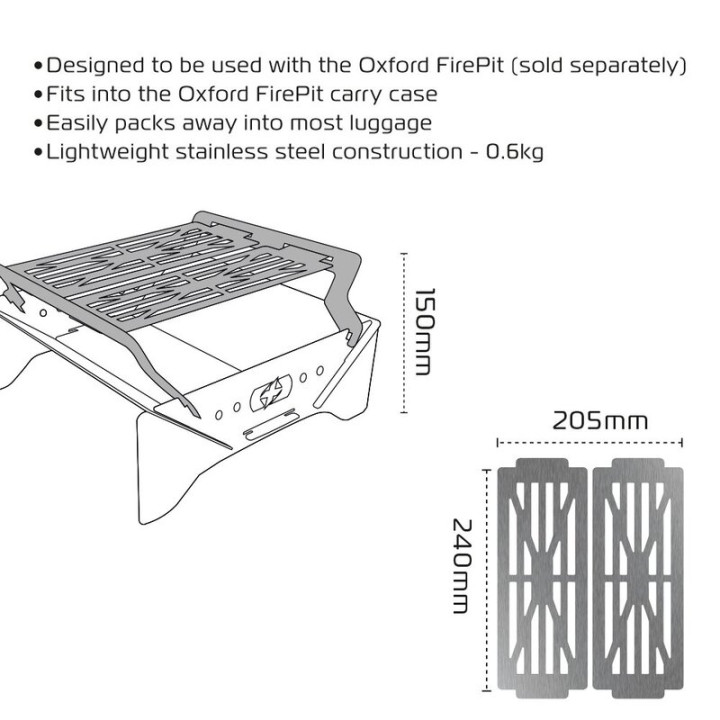 Grille Oxford pour Barbeque | Oxmoto