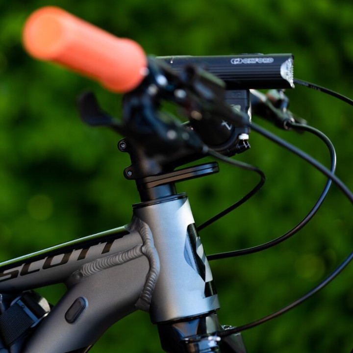 Porte traceur GPS Oxford montage entretoise guidon | Oxmoto