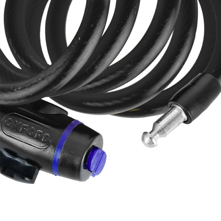Cable antivol Oxford Cablelock - 12mm x 1800mm | Oxmoto