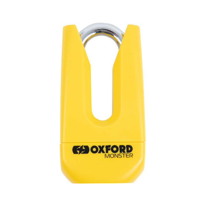 Bloque disque Oxford Monster - jaune - homologué Sold Secure Gold