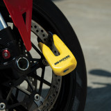 Bloque disque Oxford Monster - jaune - homologué Sold Secure Gold