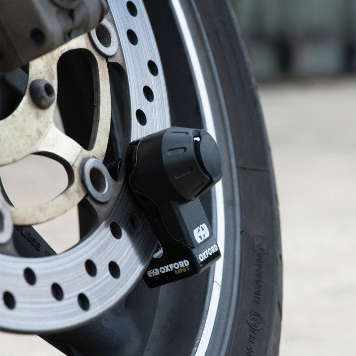 Bloque-disque Oxford Mini T - noir | Oxmoto