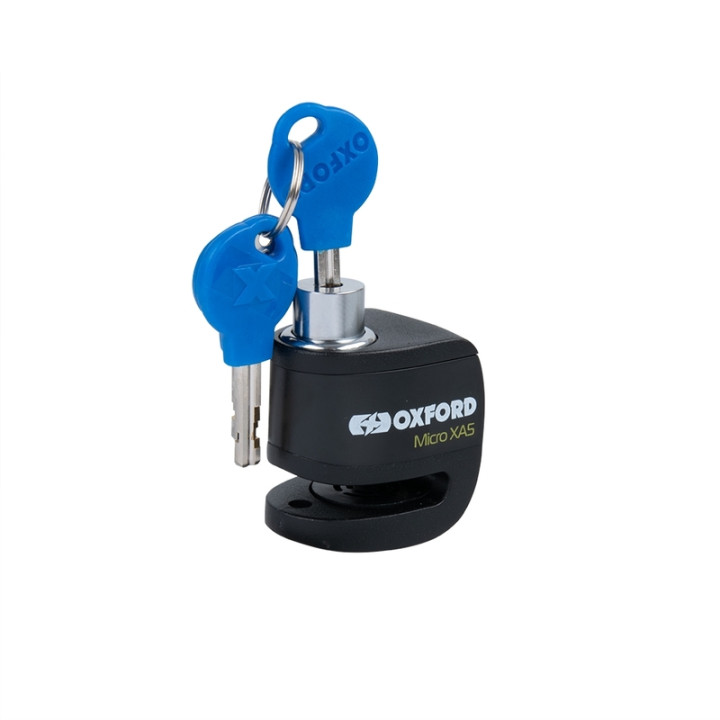 Bloque-disque Oxford XA5 Alarm - noir | Oxmoto