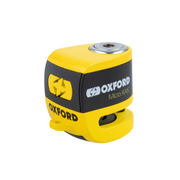 Bloque-disque Oxford XA5 Alarm - jaune & noir | Oxmoto