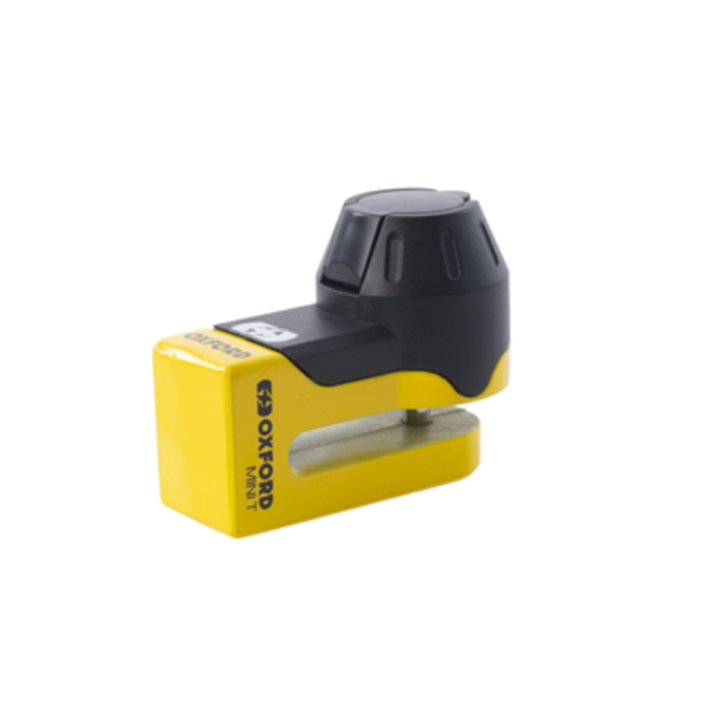 Bloque-disque Oxford Mini T - 5,5 mm jaune | Oxmoto