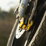 Bloque-disque Oxford XA5 Alarm - jaune & noir | Oxmoto