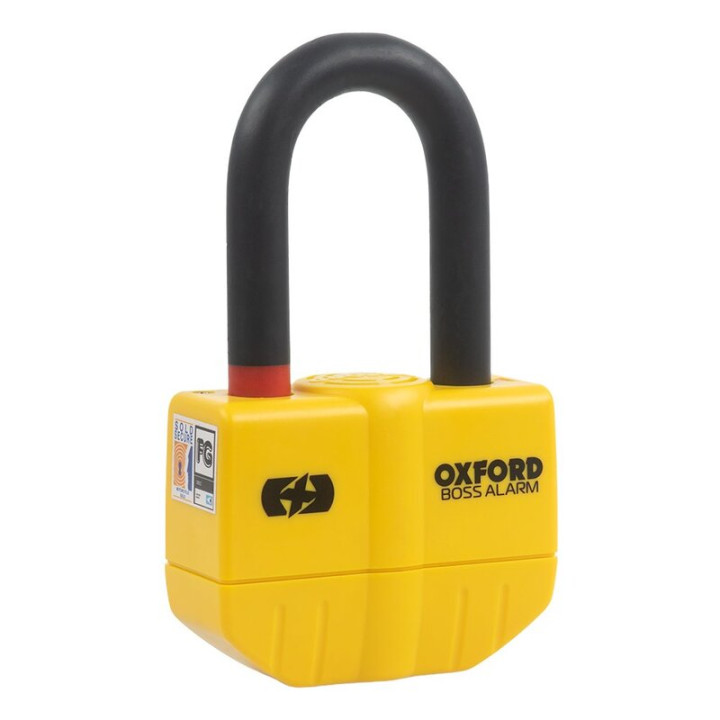 Bloque-disque Oxford Boss Alarm 14mm - homologué Sold Secure Gold / FG SBSC