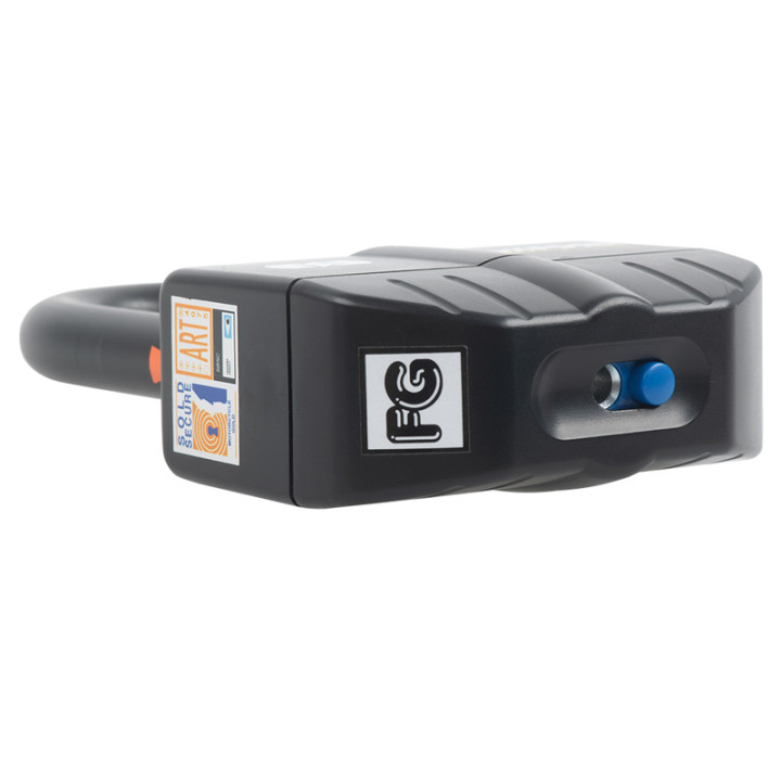 Antivol chaîne Oxford Boss Alarm 16mm + chaine 12X1.2 - homologué Sold Secure Gold / FG SBSC / ART4