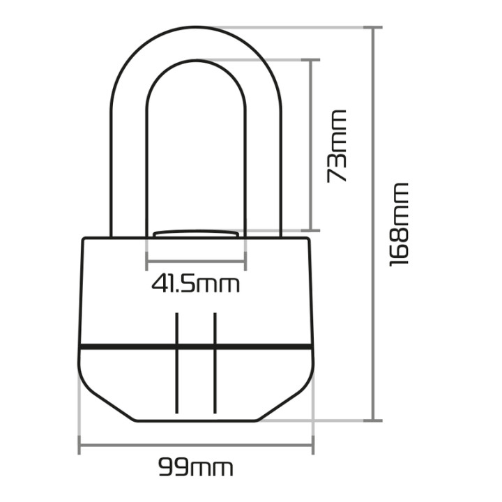 Bloque-disque Oxford Boss Alarm 16mm - Classe ART4 / FG SBSC / Sold Secure Gold