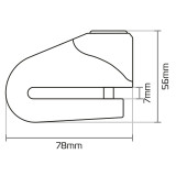 Bloque-disque Oxford XA6 LK215 | Oxmoto