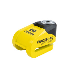 Bloque-disque Oxford Quartz XD10 - Ø10mm jaune/noir | Oxmoto