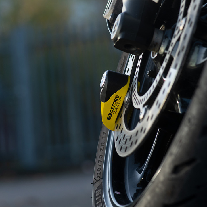 Bloque-disque Oxford Quartz XD6 - Ø6mm jaune/noir | Oxmoto