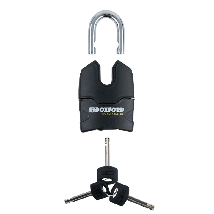 Chaîne antivol Oxford Hardcore XC13 - 1,5m x 13mm - Homologué ART4 / Sold Secure Gold