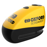 Bloque-disque Oxford Screamer 7 - Ø7mm jaune/noir | Oxmoto