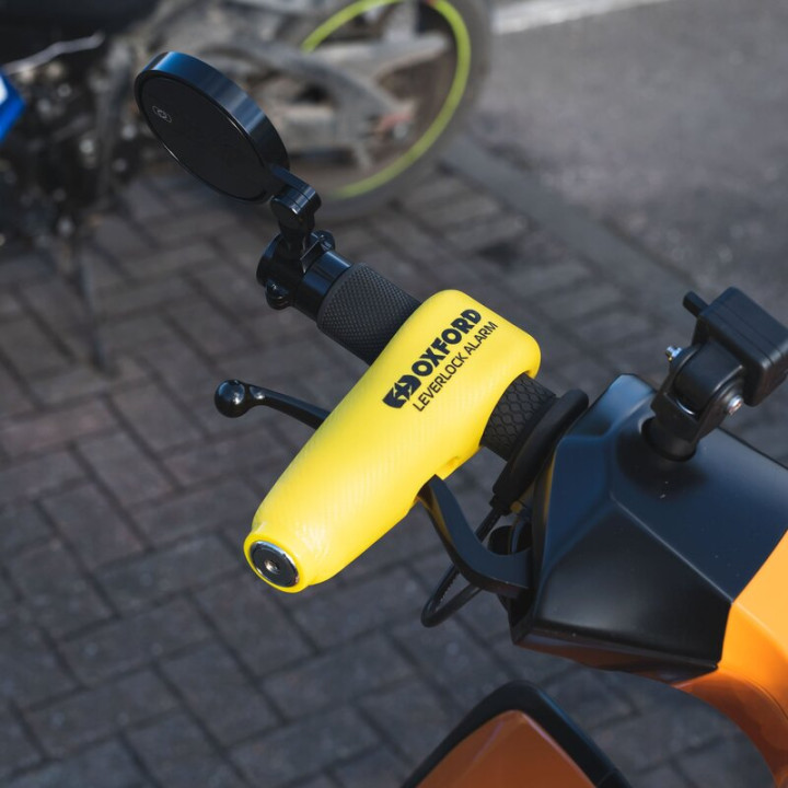 Antivol alarme Oxford LeverLock LK302 | Oxmoto