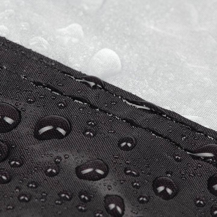 Housse de protection intérieur / extérieur Oxford Aquatex noir/argent - moto / scooter avec Top case