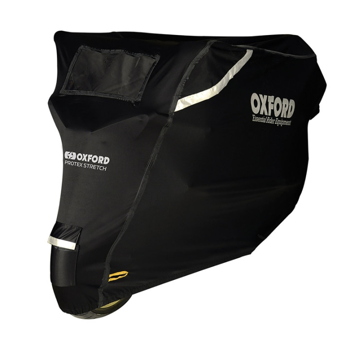 Housse de protection extérieur Oxford Protex Stretch noir - moto / scooter