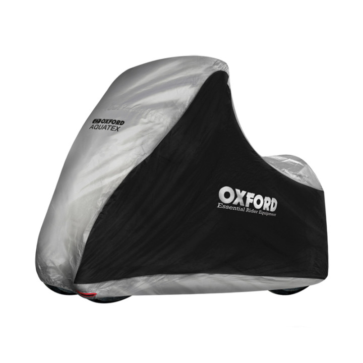 Housse de protection intérieur / extérieur Oxford Aquatex noir/argent - scooter - MP3/3roues
