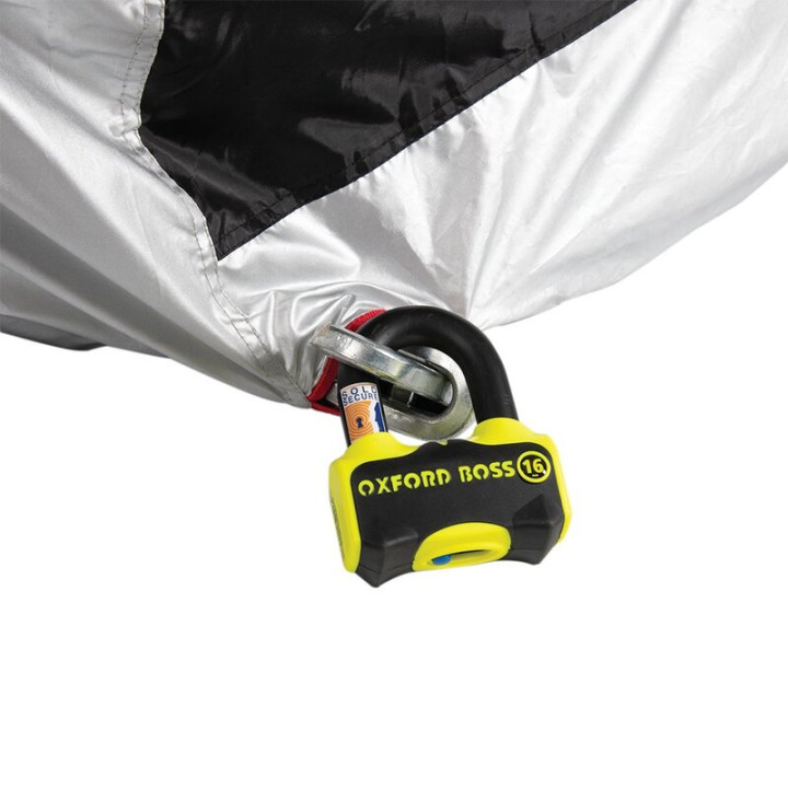 Housse de protection intérieur / extérieur Oxford Aquatex noir/argent - scooter - MP3/3roues
