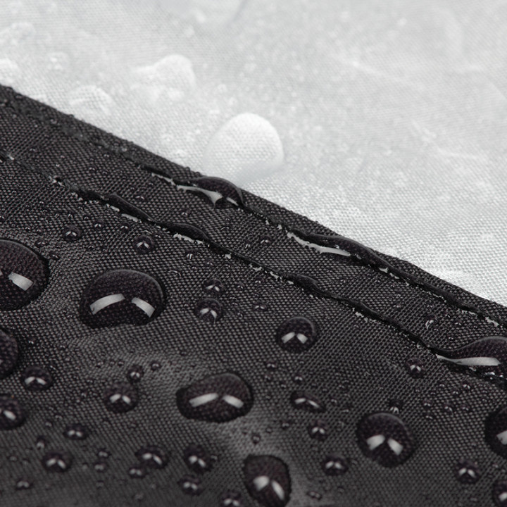 Housse de protection intérieur / extérieur Oxford Aquatex noir/argent - scooter - avec bulle haute