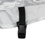 Housse de protection intérieur / extérieur Oxford Aquatex noir/argent - scooter - avec bulle haute