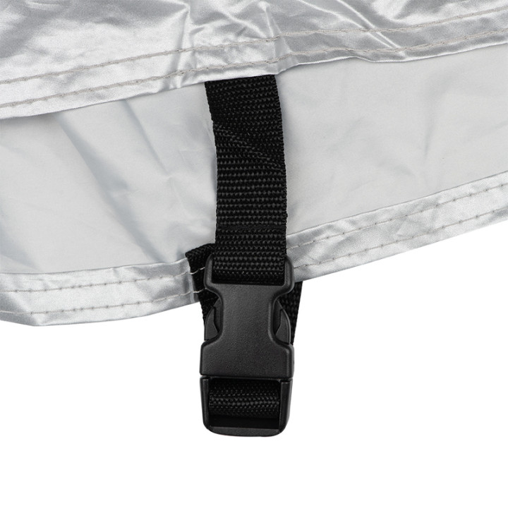 Housse de protection intérieur / extérieur Oxford Aquatex noir/argent - scooter - avec bulle haute