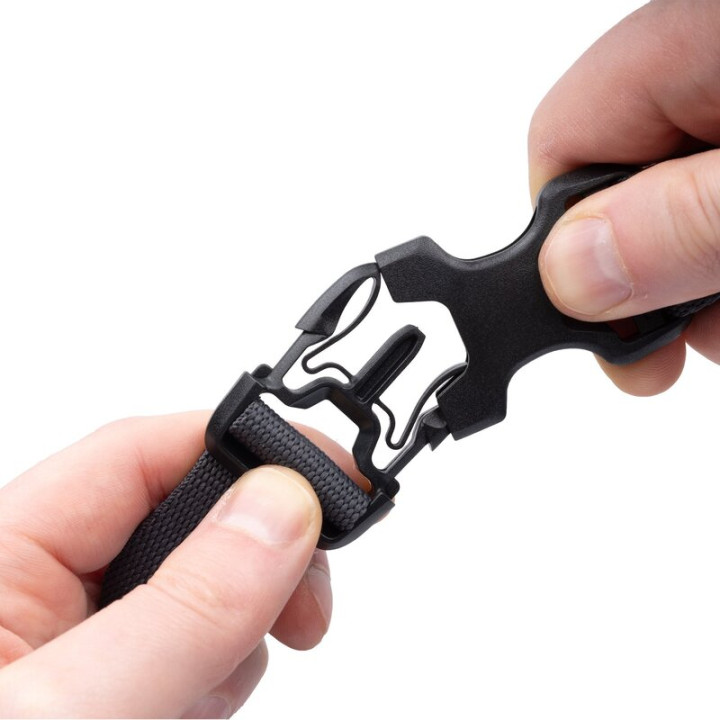 Sangle B Clip Oxford Atlas 26mm x 2.0M noir (paire) | Oxmoto