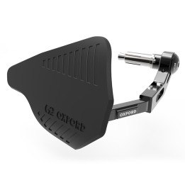 Protège-mains Oxford avec protège-levier aluminium - noir