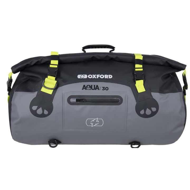 Sacoche rouleau Oxford Aqua T30 - 30 L - noir/gris/jaune fluo