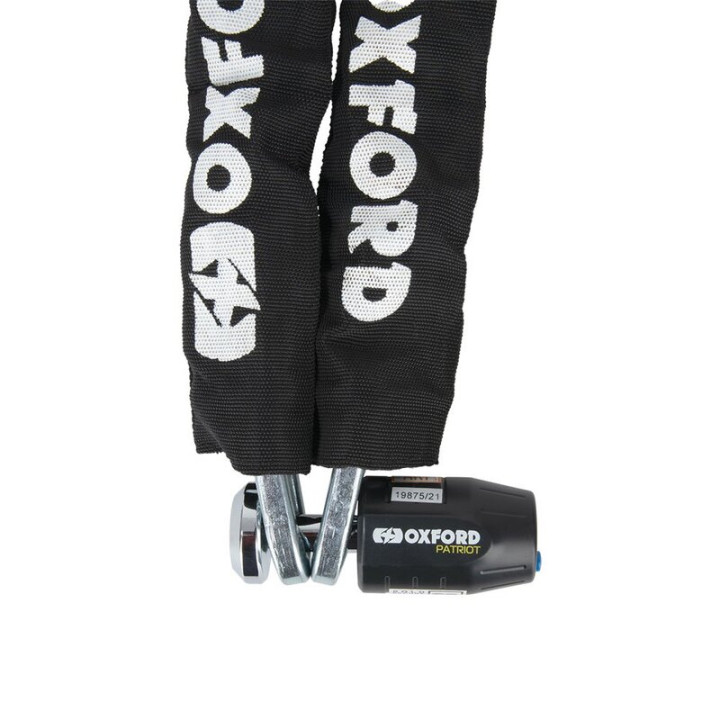 Chaîne antivol avec cadenas Oxford Patriot - 12mm x 2.0m