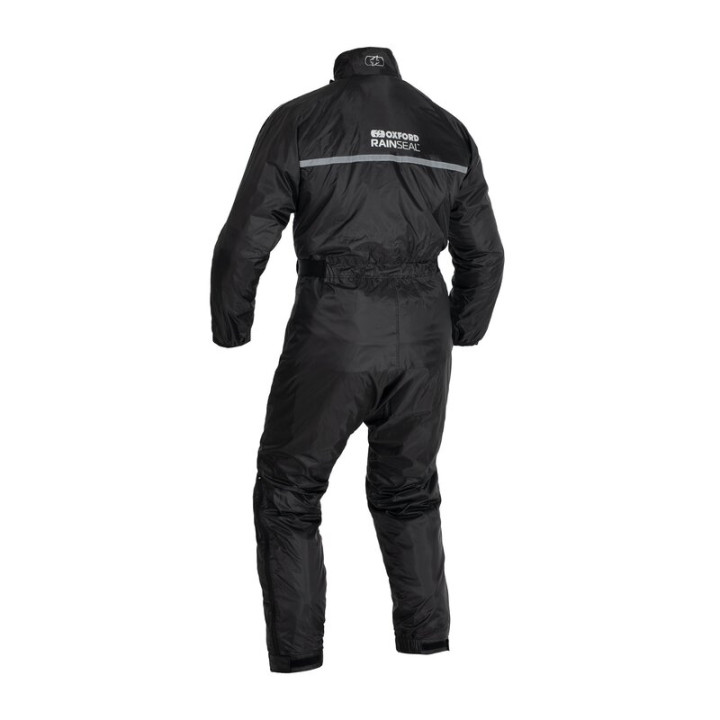 Combinaison de pluie Oxford noir taille | Oxmoto