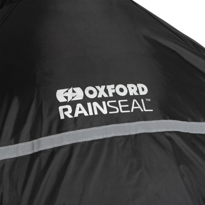 Combinaison de pluie Oxford noir taille | Oxmoto