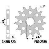 Pignon PBR acier standard - 520 2359 14 18NC | Oxmoto
