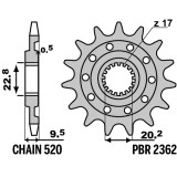 Pignon PBR acier standard - 520 2362 12 18NC | Oxmoto